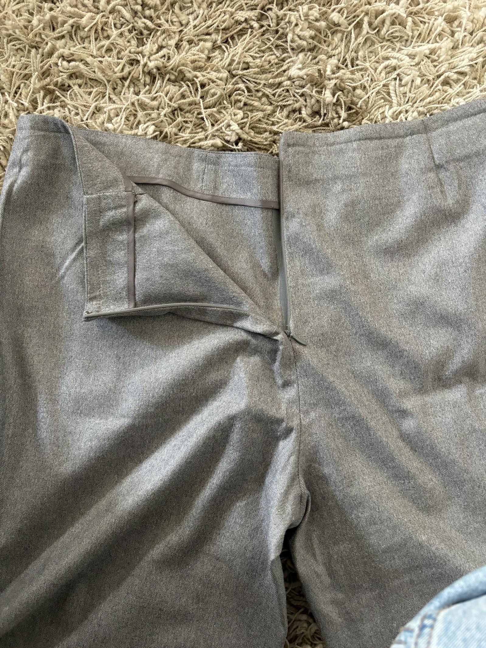 Les Copains Les Copains Gray Dress Pants Women XXL Size 42" / US 20 - 6 Thumbnail
