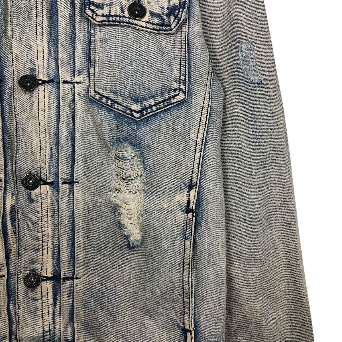 Japanese Brand 📌Distressed Biker Denim Jacket Punk Style INC Issey Miyake Size US S / EU 44-46 / 1 - 13 Thumbnail
