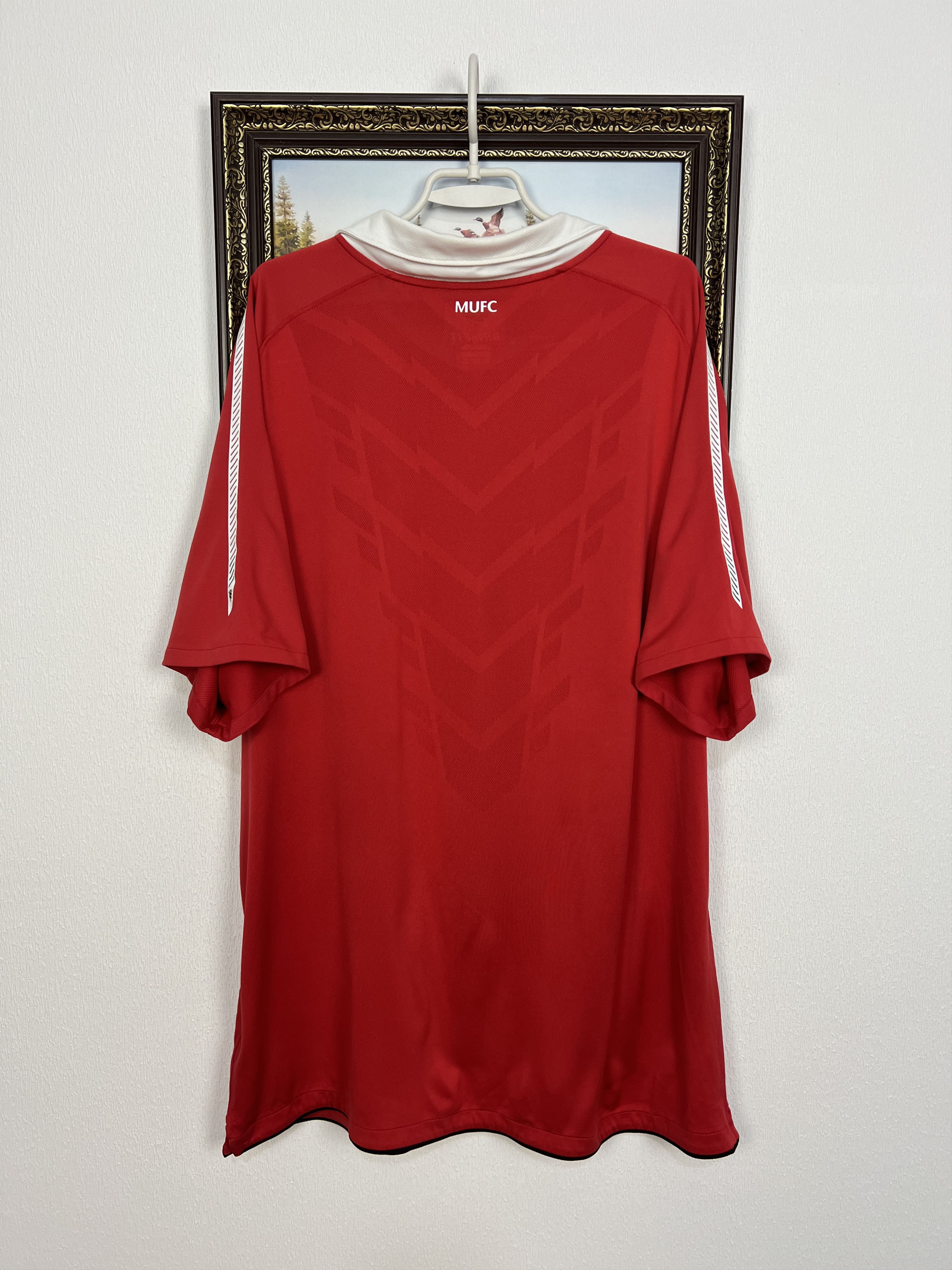 Nike Manchester United football shirt 2010 AON Jersey Trikot 3XL Size US XXL / EU 58 / 5 - 9 Thumbnail