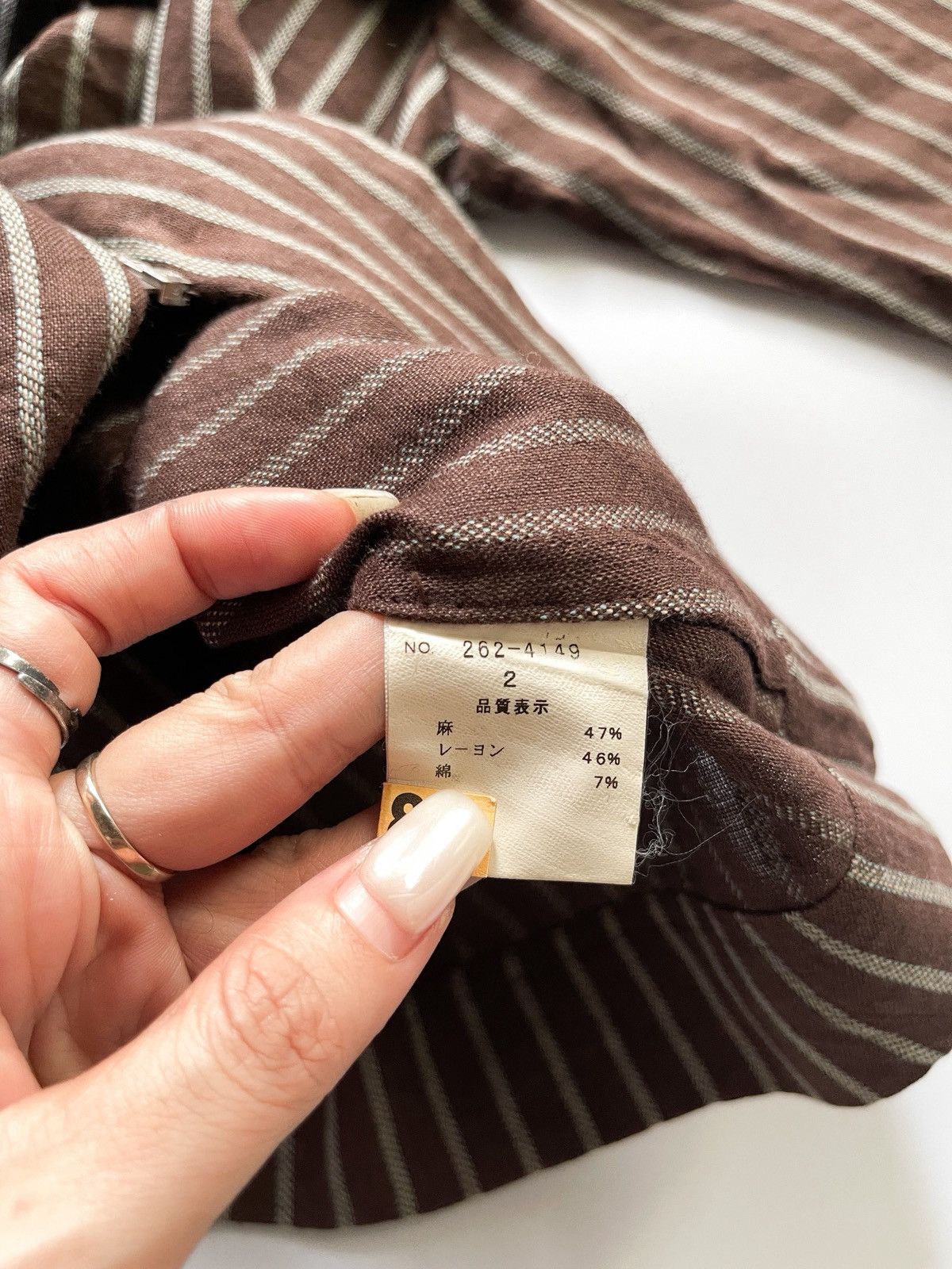 Japanese Brand Japanese Designer – KEIKO KISHI by nosh Draped Shirt Size M / US 6-8 / IT 42-44 - 13 Thumbnail