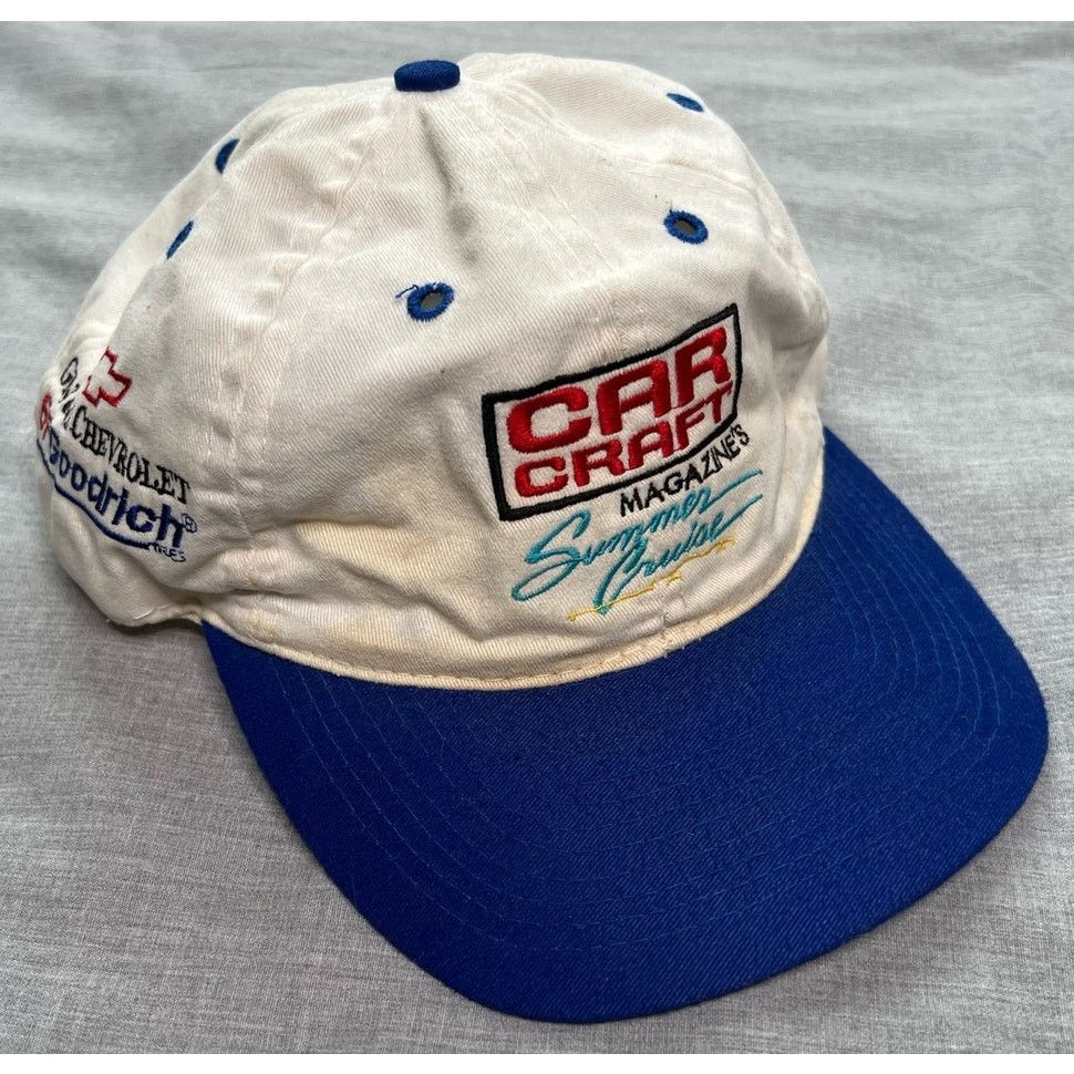 Chevrolet × Otto × Vintage Vintage Car Craft Magazine Chevrolet Snapback Hat Size ONE SIZE - 1 Thumbnail