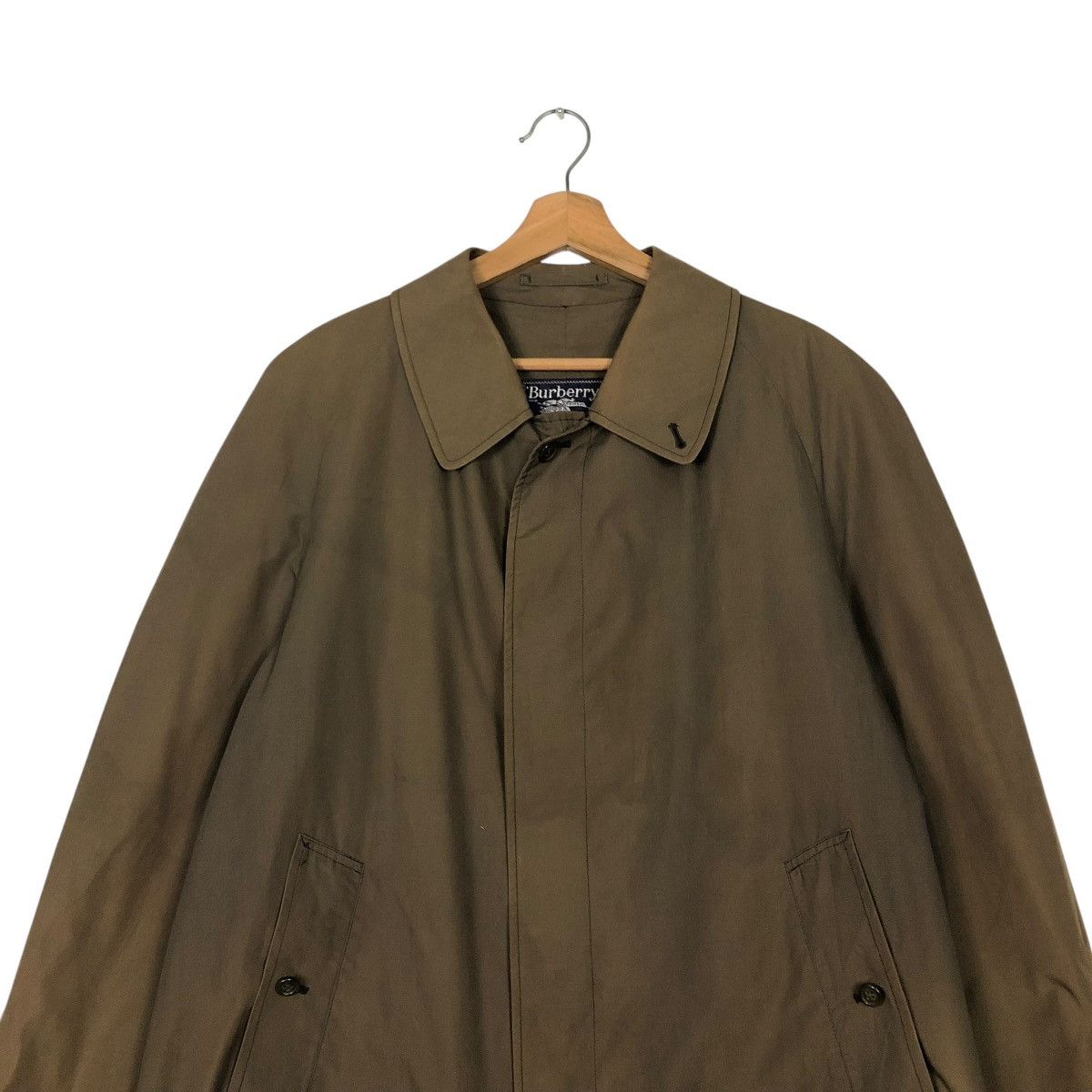 Burberry 🔥VINTAGE LONG JACKET BURBERRYS MADE IN ENGLAND RICH BROWN Size US M / EU 48-50 / 2 - 5 Thumbnail