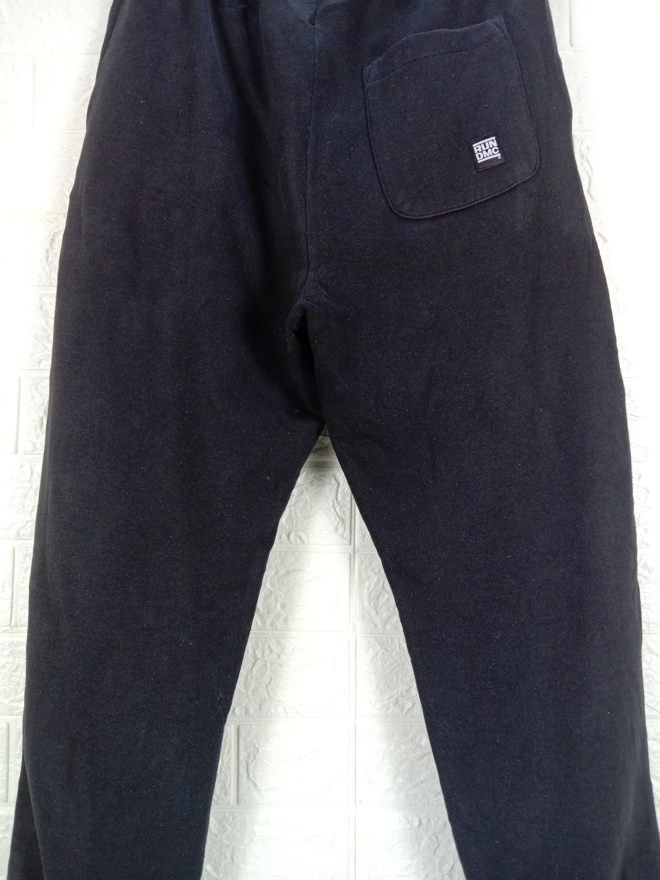 RUN DMC Vintage Run Dmc Black Jogger Pants Size US 33 - 6 Thumbnail
