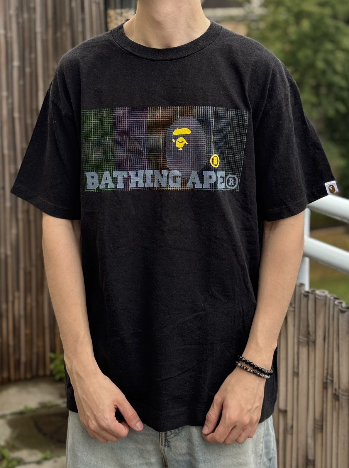 Bape BAPE Authentic Rare Ideograph Black T-shirt Size US XL / EU 56 / 4 - 1 Thumbnail