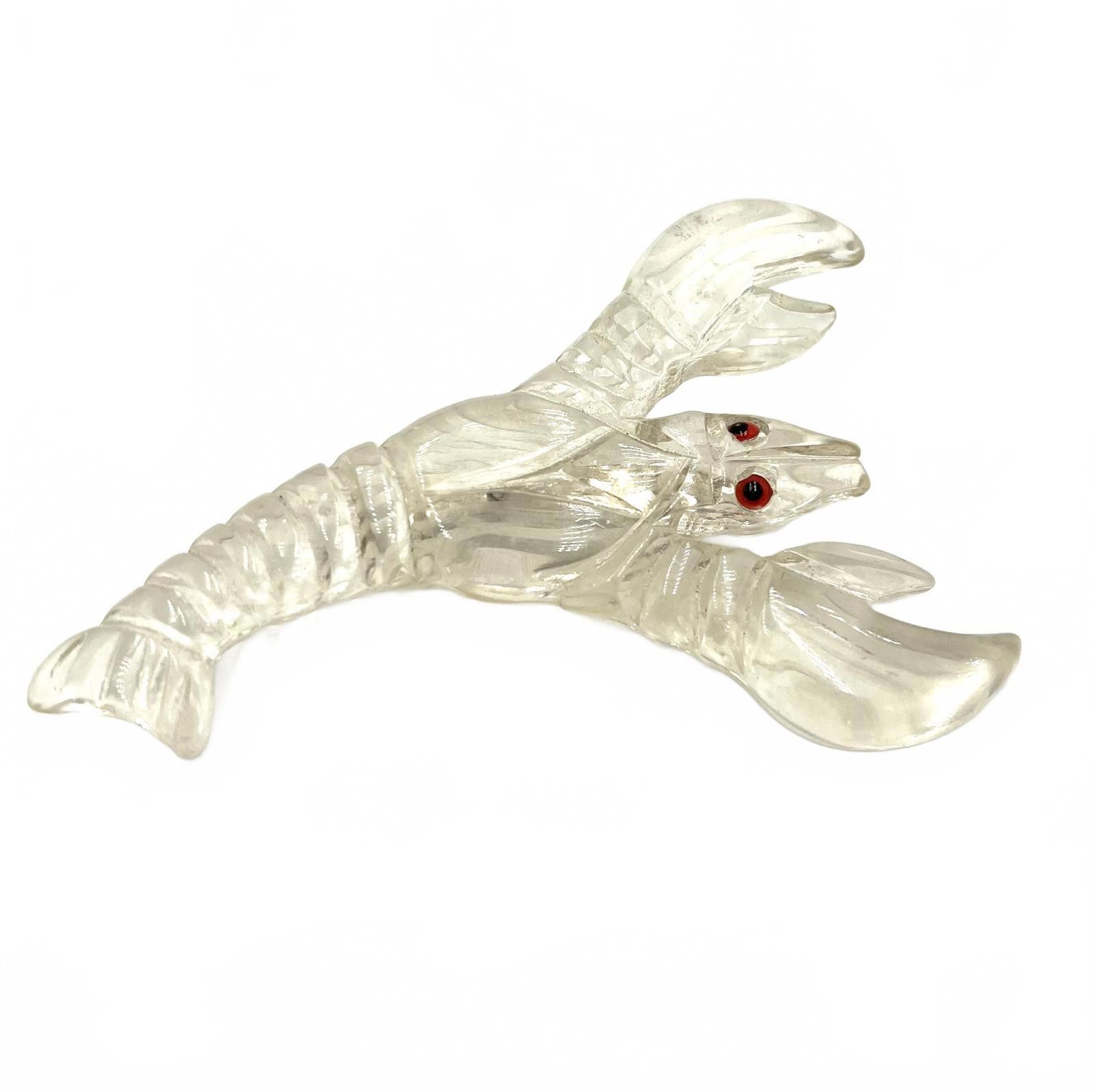 Other Clear Lucite Lobster/Crawfish Brooch Size ONE SIZE - 1 Thumbnail
