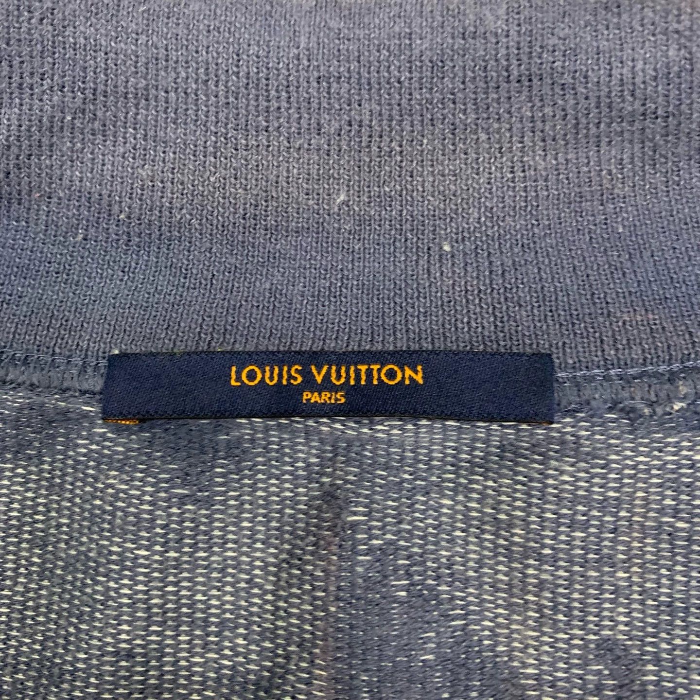 Louis Vuitton LV Blue Half-Zip Slogan Sweatshirt Size US L / EU 52-54 / 3 - 5 Thumbnail