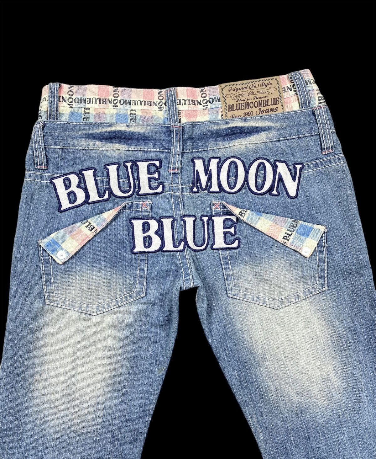 Hysteric Glamour × PPFM Double Waist Light Blue Denim By Blue Moon Blue Size US 31 - 6 Thumbnail