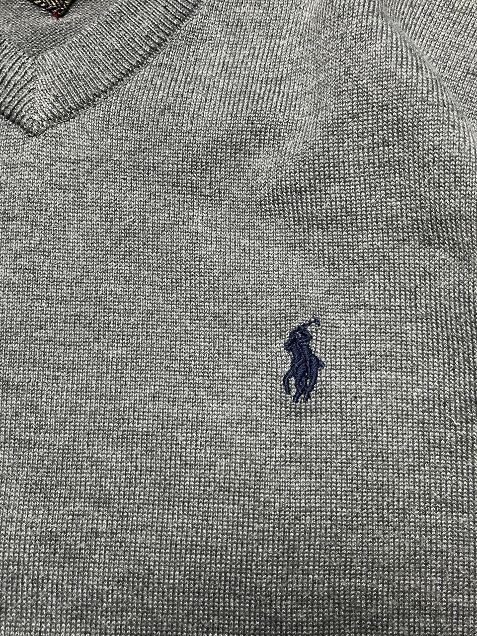 Polo Ralph Lauren Polo Ralph Lauren V-Neck Sweater (Grey) Size US M / EU 48-50 / 2 - 5 Thumbnail
