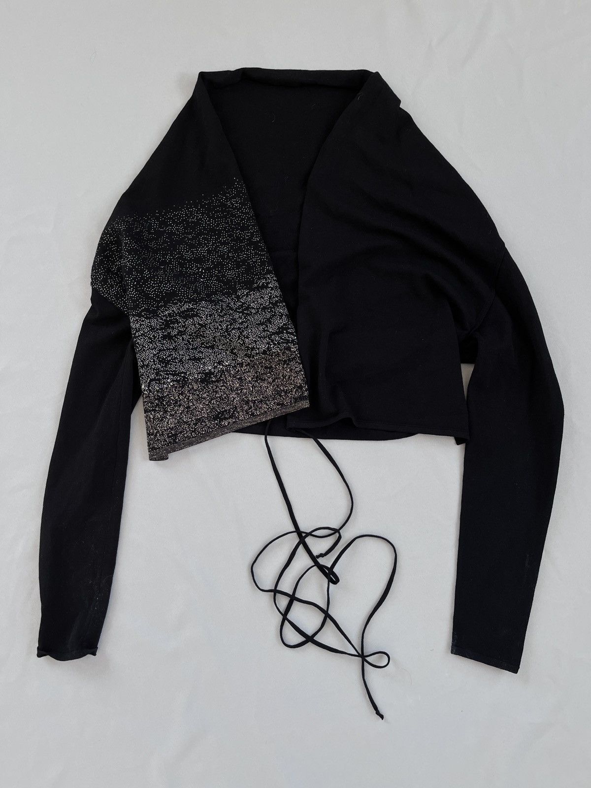 Sarah Pacini Sarah Pacini Viscose Avant Garde Wrap Cape Cardigan Size ONE SIZE - 17 Thumbnail