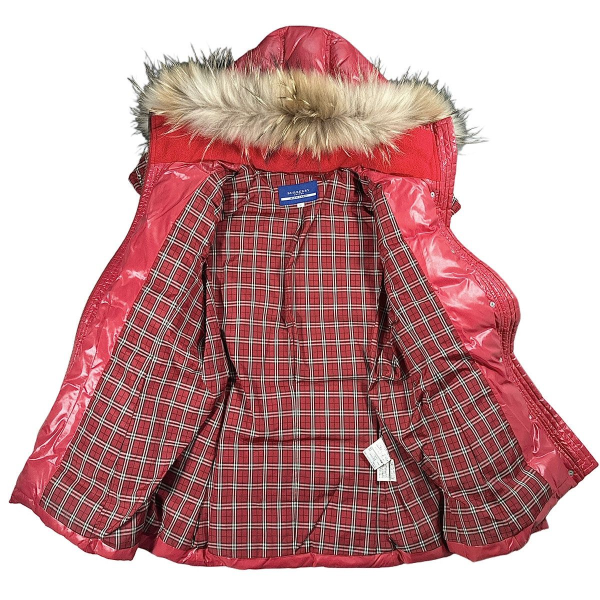 Burberry 00’s Burberry Fur Hood Down Puffer Jacket Size M / US 6-8 / IT 42-44 - 2 Thumbnail