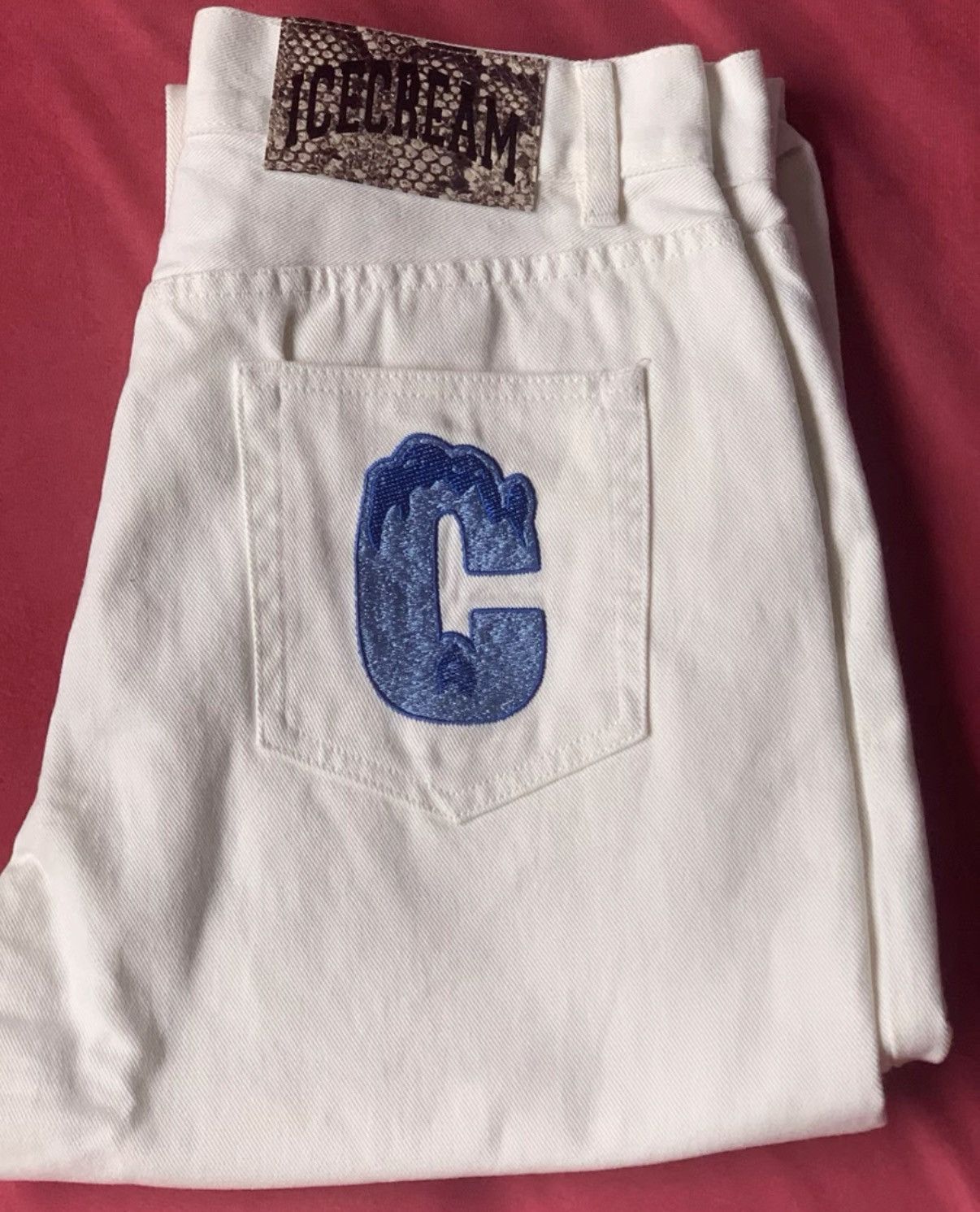 Billionaire Boys Club Billionaire Boys Club Python Print Patch Flying Dog Jeans Size US 32 / EU 48 - 4 Thumbnail