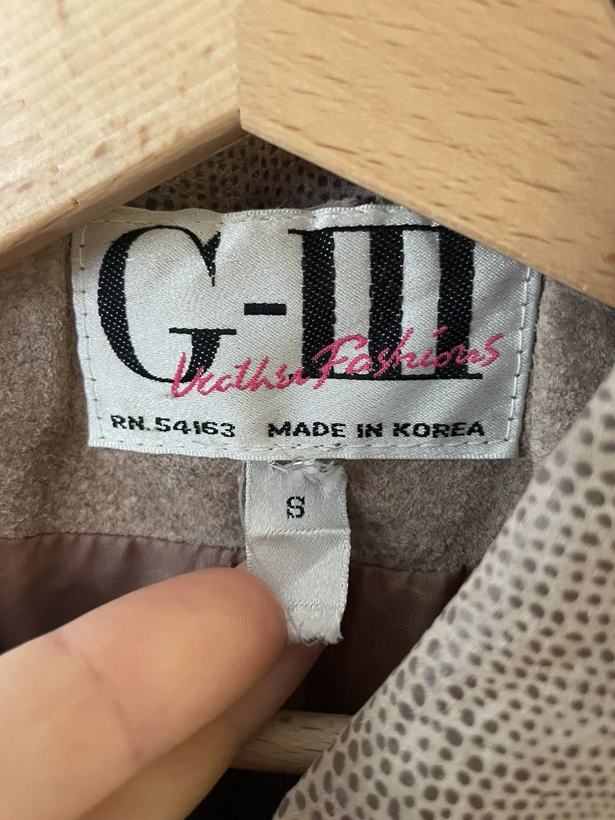 Other Grey leather jacket, snakeskin craft made in Korea Size S / US 4 / IT 40 - 5 Thumbnail