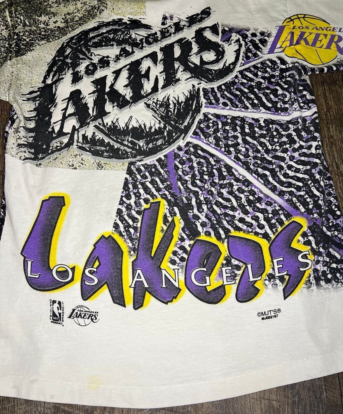 Other Vintage Lakers Pure Magic AOP Graffiti Shirt Size Small Size US S / EU 44-46 / 1 - 6 Thumbnail