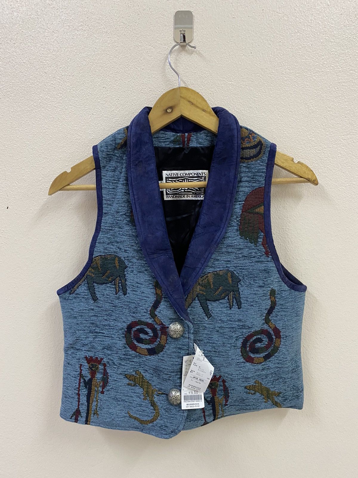 Native Vtg Vest Native Handmade In America Size US S / EU 44-46 / 1 - 1 Thumbnail