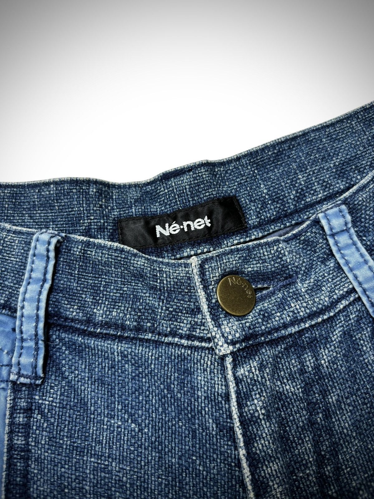 Issey Miyake 2000’s Issey Miyake Ne-Net - INDIGO DENIM Jeans Size 28" / US 6 / IT 42 - 4 Thumbnail