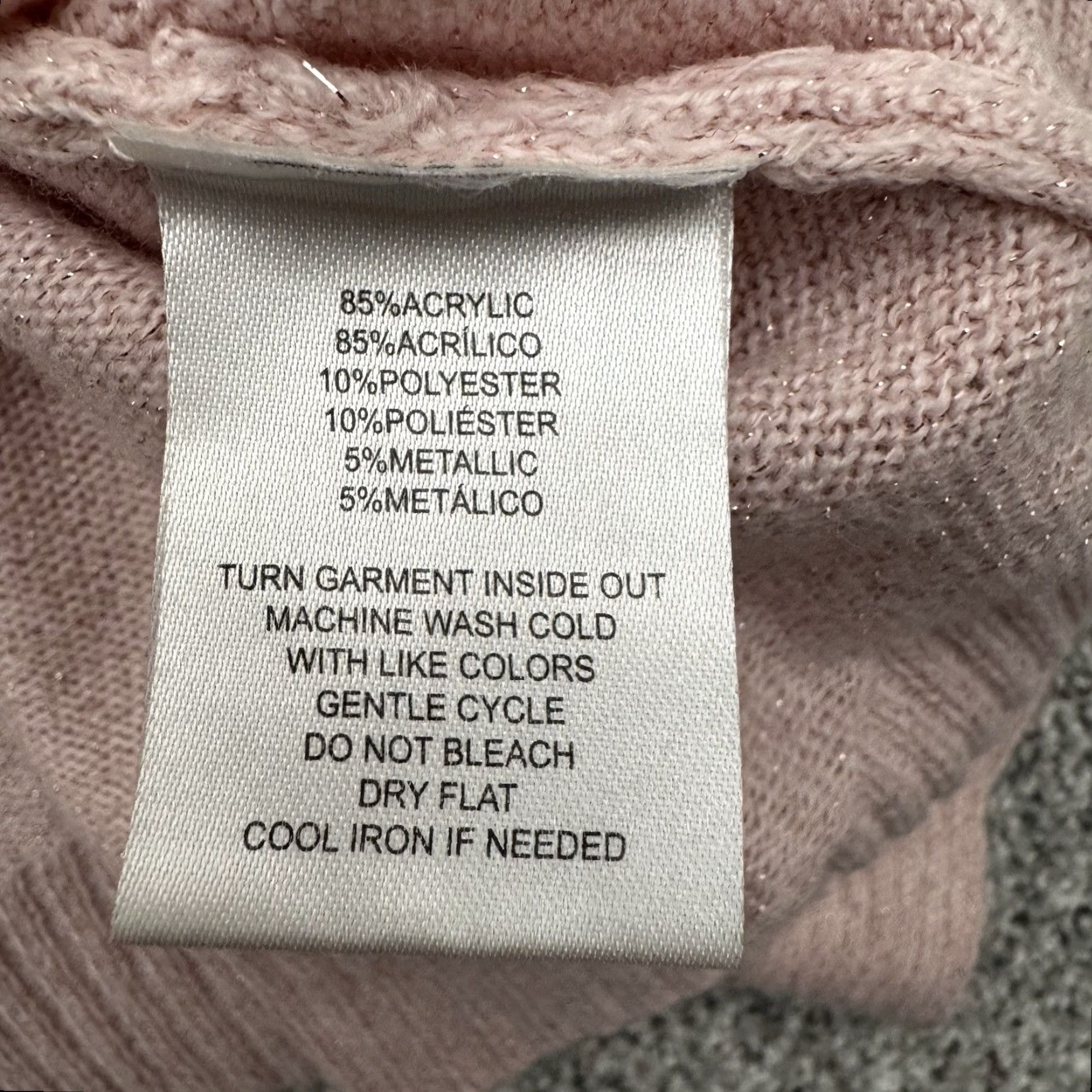 Vintage Sag Harbor Cardigan Womens PXL Petite Open Front Feminine Grandmacore Lagenlook Pink Knit Sweater Cardigan Womens Casual Travel 2000s? Size XL / US 12-14 / IT 48-50 - 6 Thumbnail