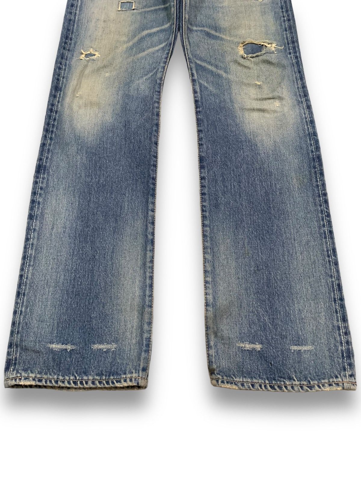 Hysteric Glamour Vintage Hysteric Glamour Selvedge Studded Distressed Jeans Size US 31 - 10 Thumbnail