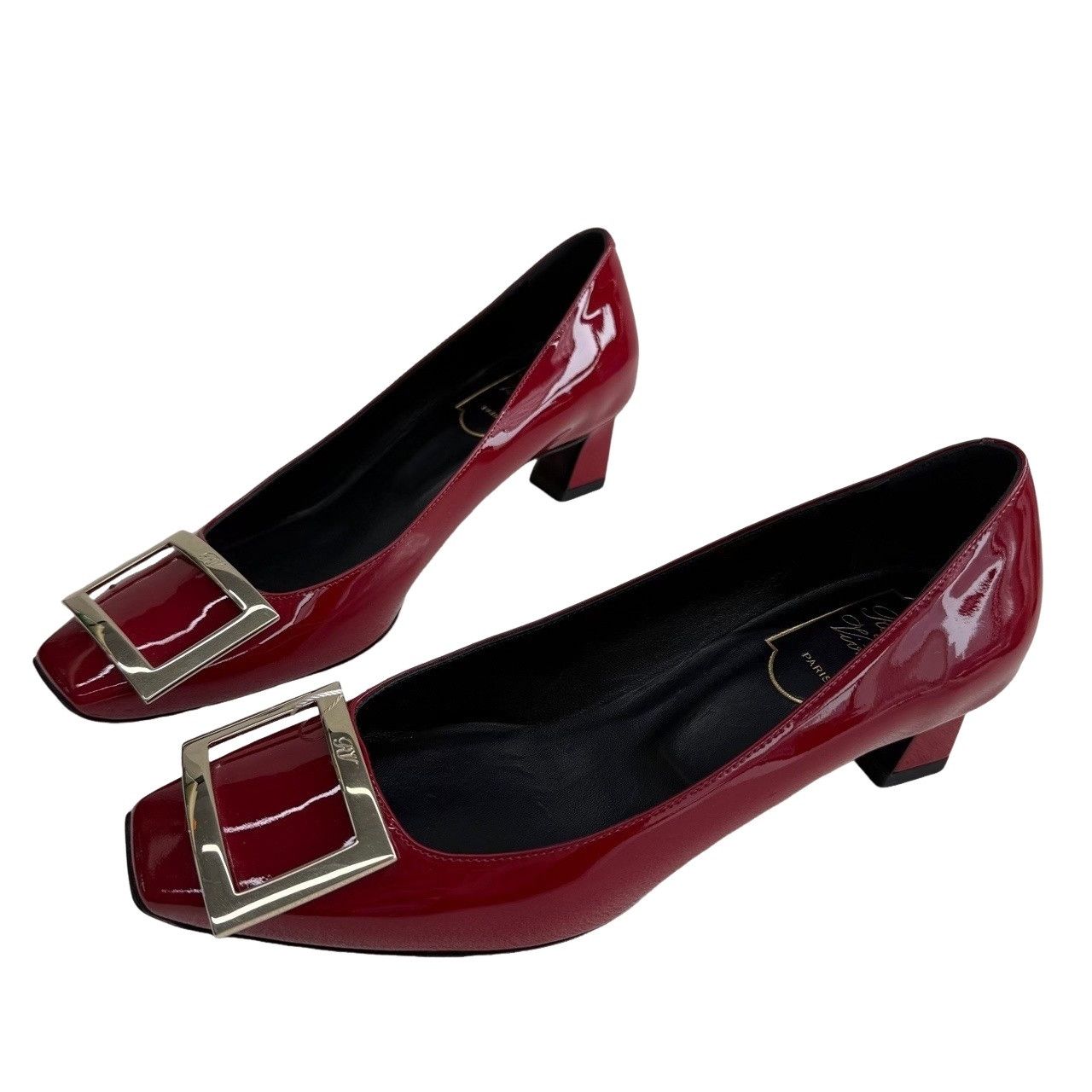 Roger Vivier Roger Vivier Patent Leather Buckle Heels Size 37 Size US 7 / IT 37 - 1 Thumbnail