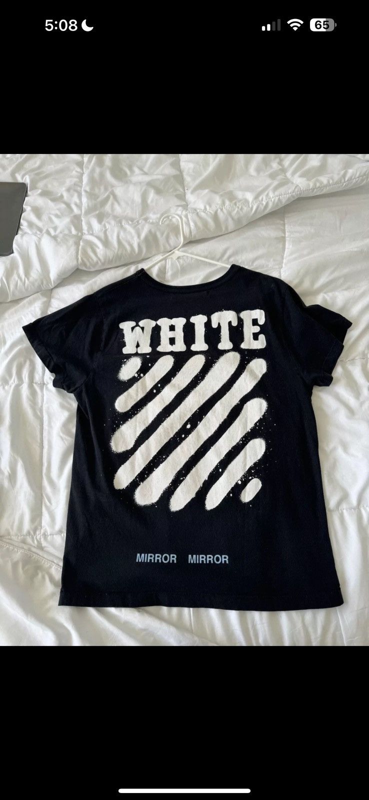 Off-White Off-White Spray Tee/T-Shirt Size Small (oversized) Size US S / EU 44-46 / 1 - 2 Thumbnail