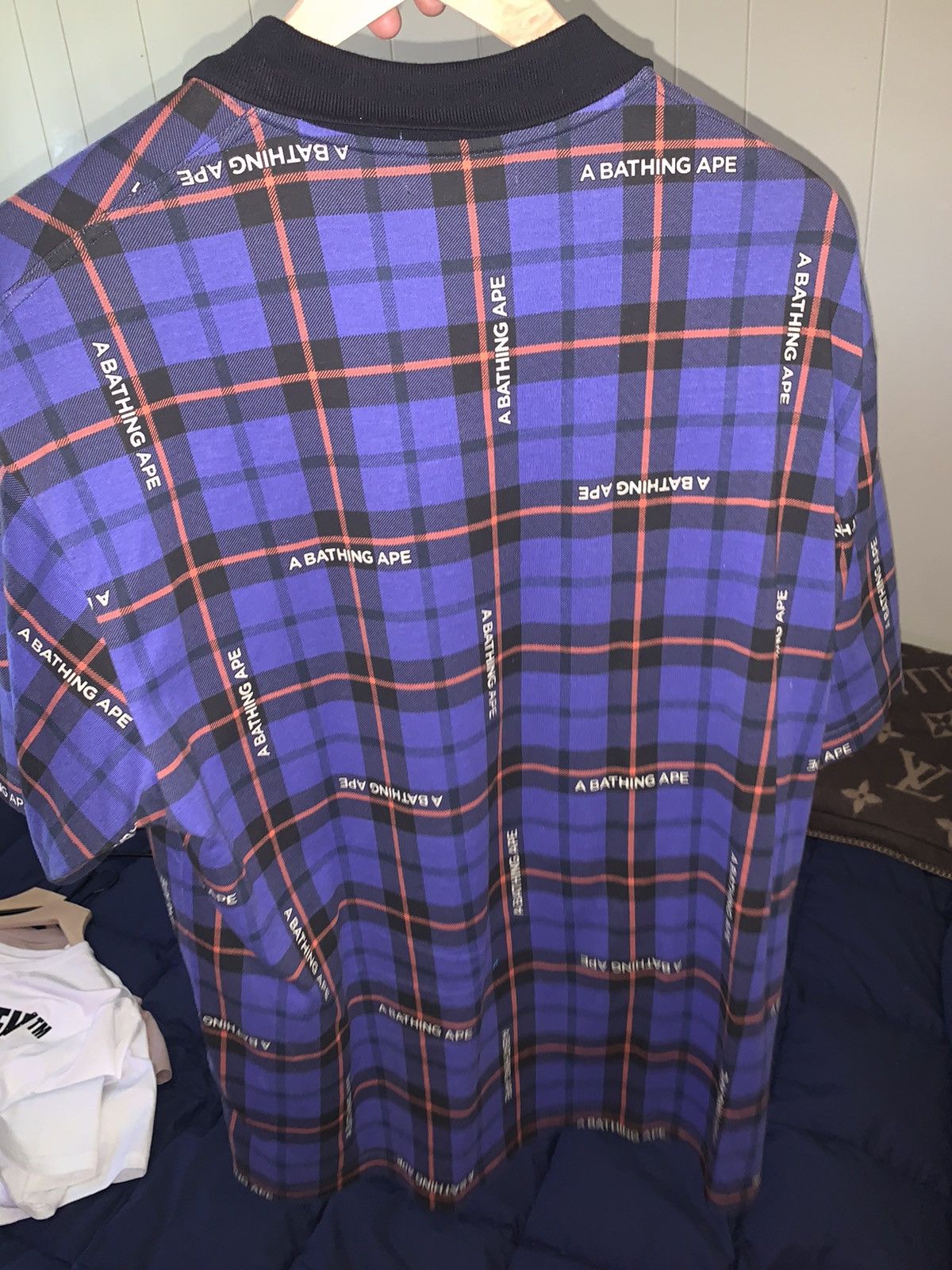Bape Bape Logo Check Polo Size US L / EU 52-54 / 3 - 2 Thumbnail