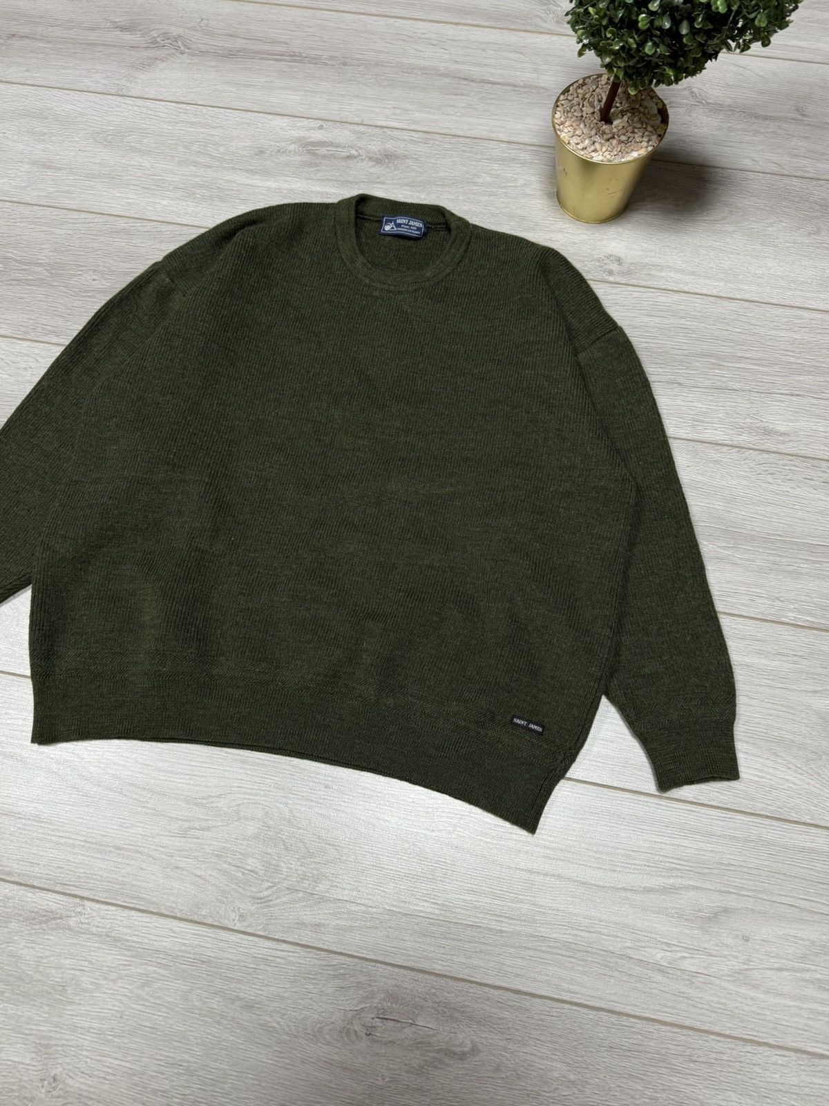 Saint James Saint James vintage heavy knitted sweater France jumper Size US L / EU 52-54 / 3 - 2 Thumbnail