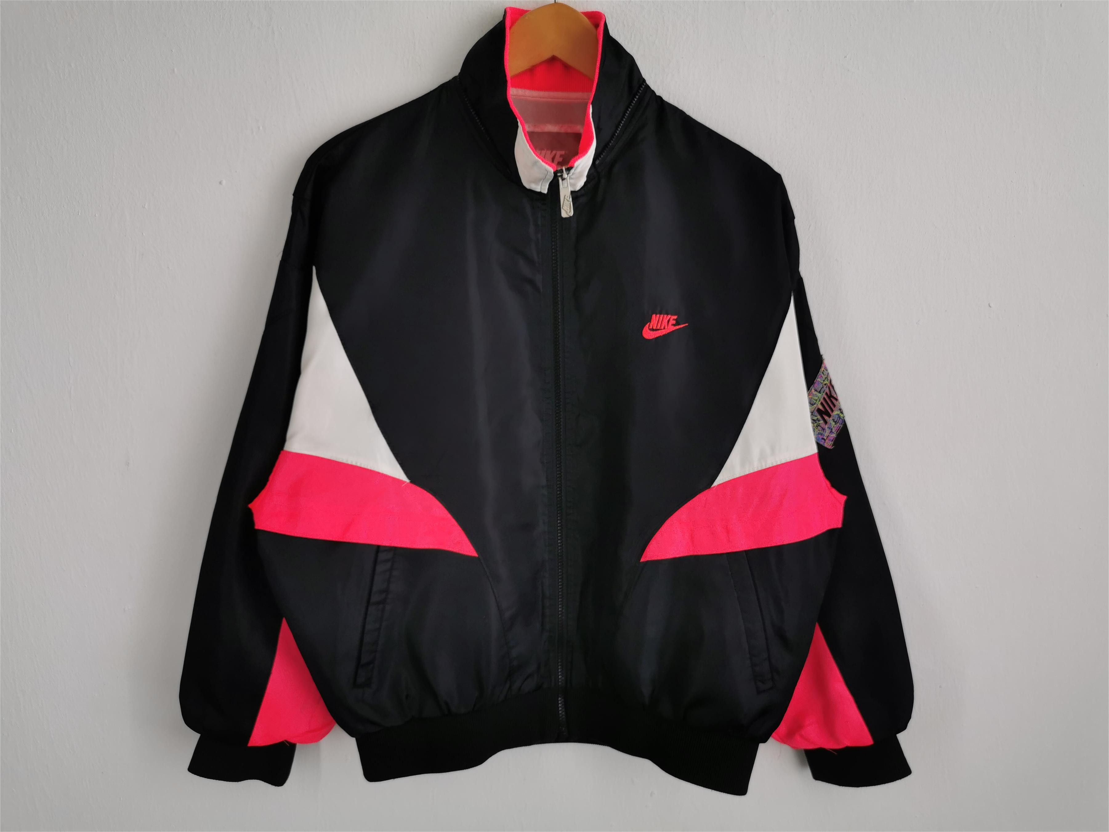 Vintage 90s Nike Colorblock Windbreaker Jacket Size L