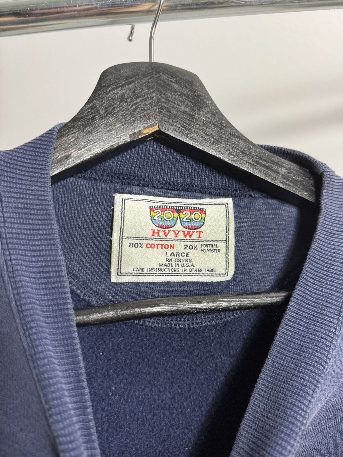 Vintage Vintage Michigan Wolverines 90s Crewneck Washed Distressed Size US L / EU 52-54 / 3 - 18 Thumbnail