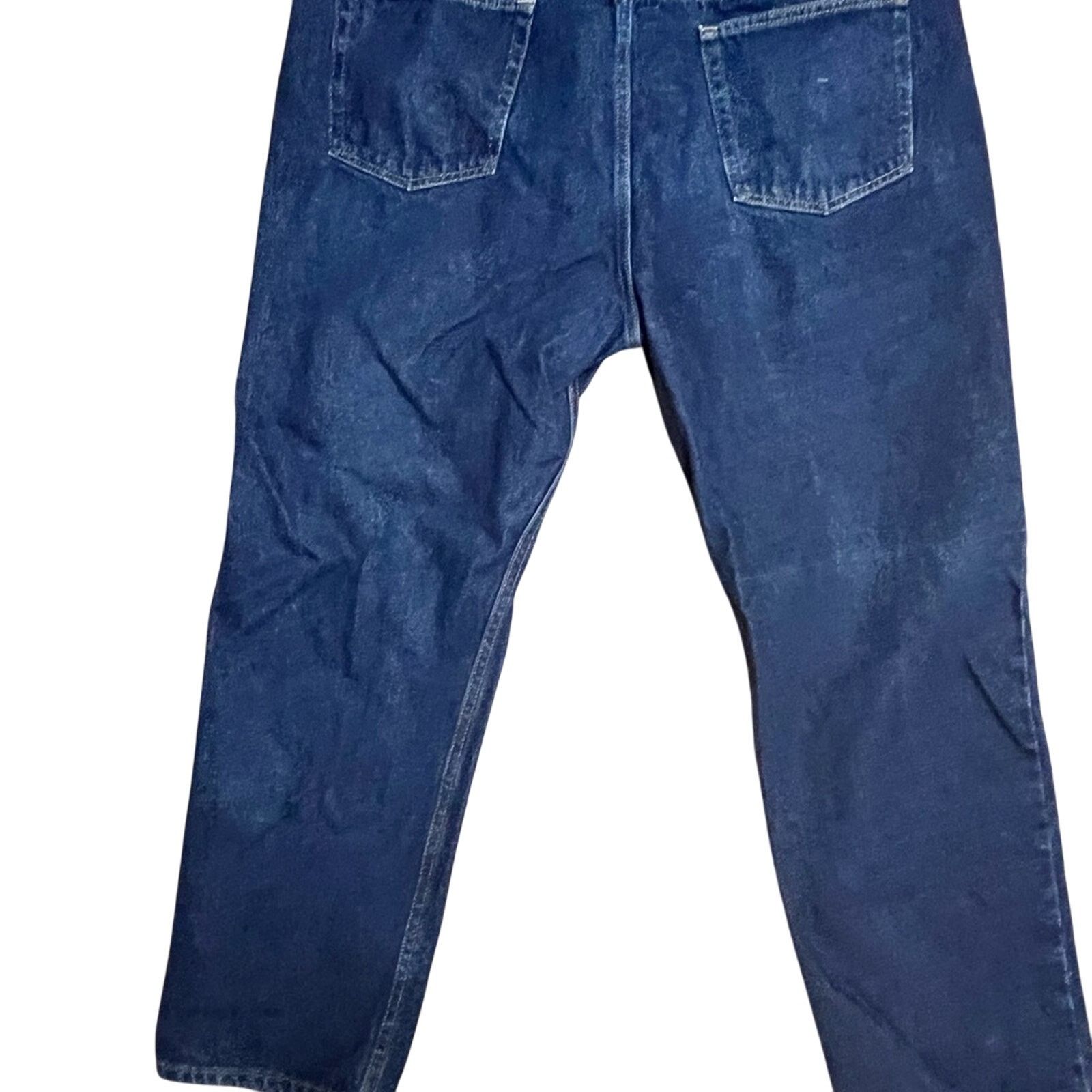 Wrangler Wrangler Indigo Blue Straight Jeans 48x30 Regular Fit Size US 44 / EU 60 - 6 Thumbnail