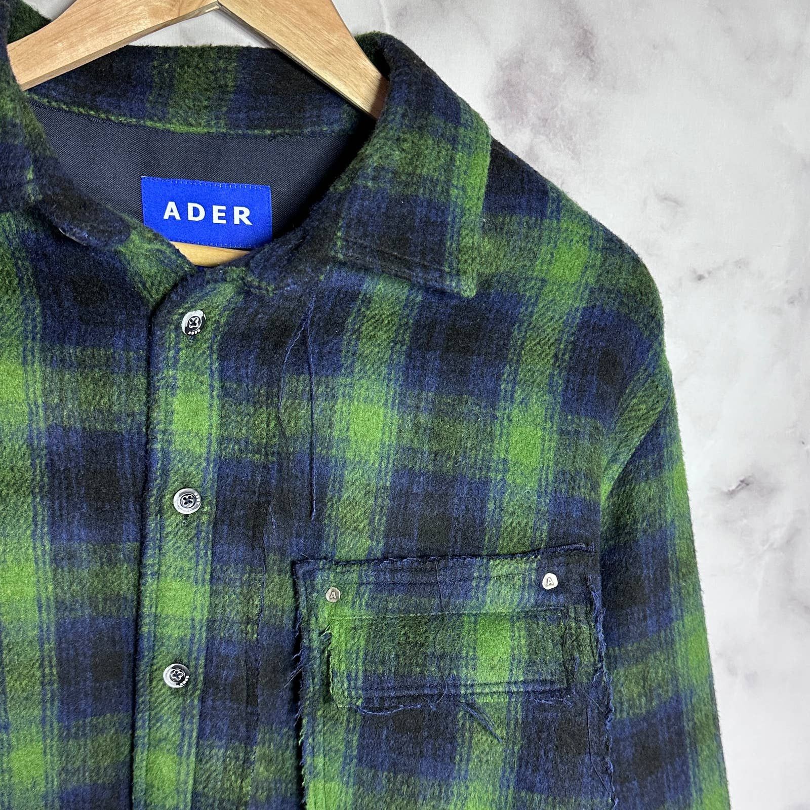 Ader Error F/W20 Swall Plaid Shirt Size US XL / EU 56 / 4 - 2 Thumbnail