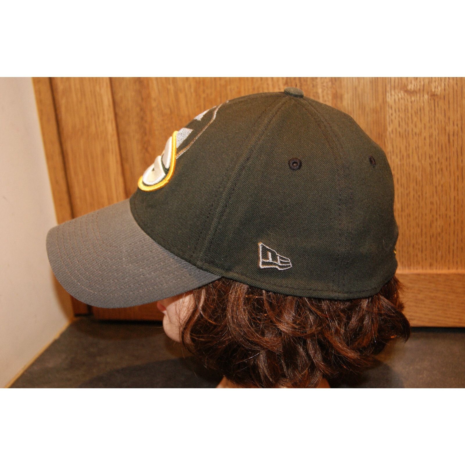 New Era Green Bay Packers New Era 39Thirty Fitted M/L Logo VTG Y2K Size ONE SIZE - 5 Thumbnail
