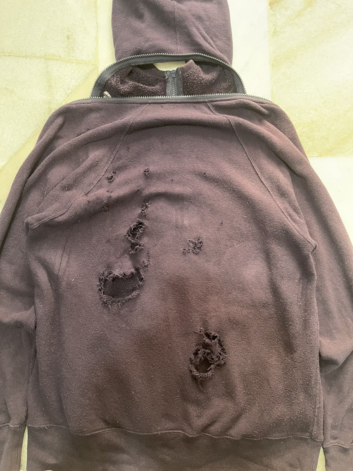 Final Home 90s Final Home Distressed Zipper Hoodie A2 Size US M / EU 48-50 / 2 - 13 Thumbnail