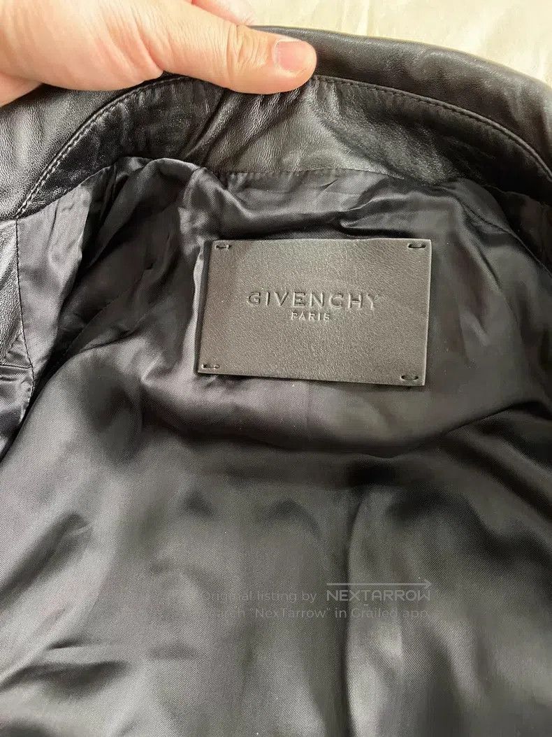Givenchy Givenchy Leather Jacket (Size 52, Chest 114, Length 66) Size US XL / EU 56 / 4 - 4 Thumbnail