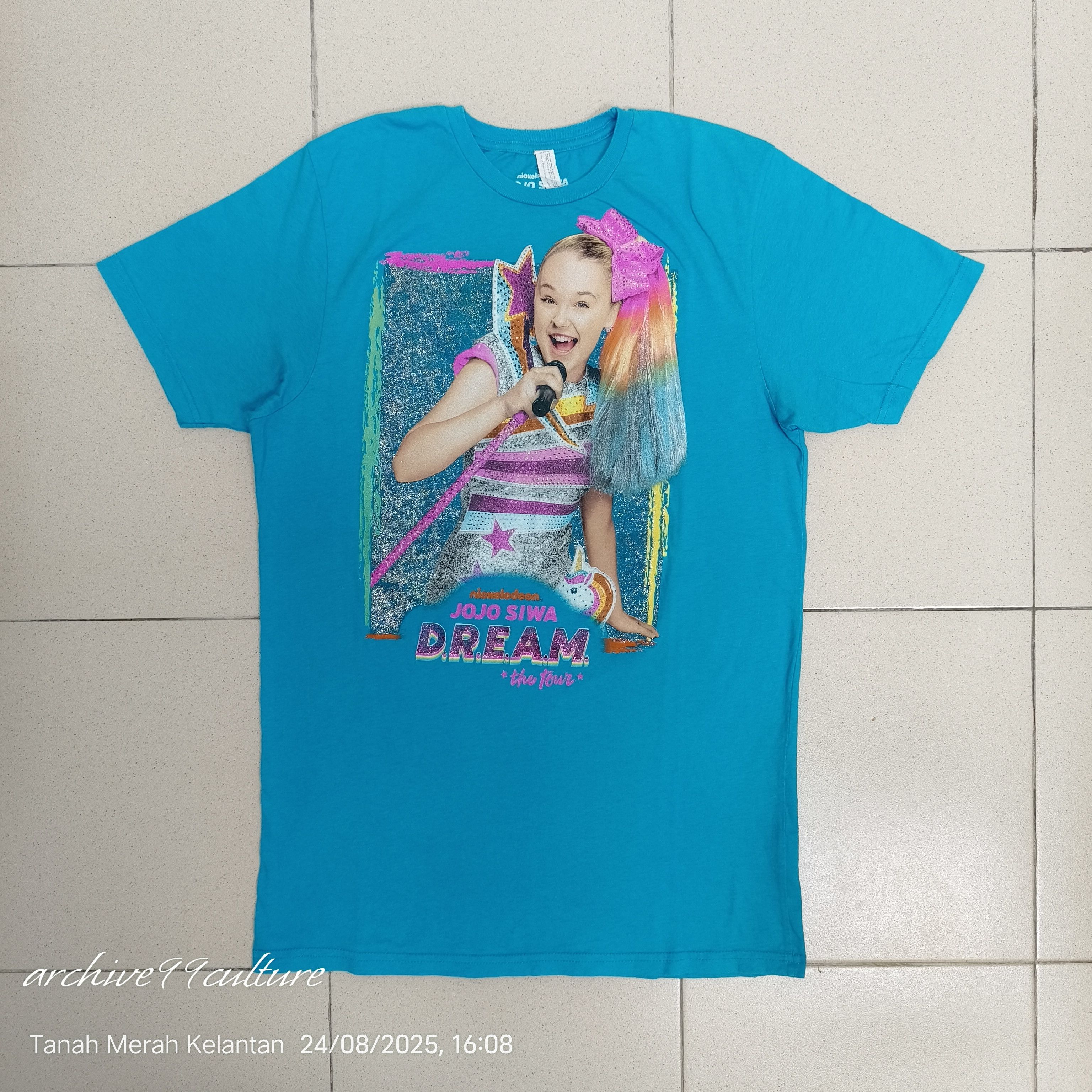 Nickelodeon 2019 Nickelodeon JOJO SINWA DREAM TOUR TEE Size US M / EU 48-50 / 2 - 1 Thumbnail