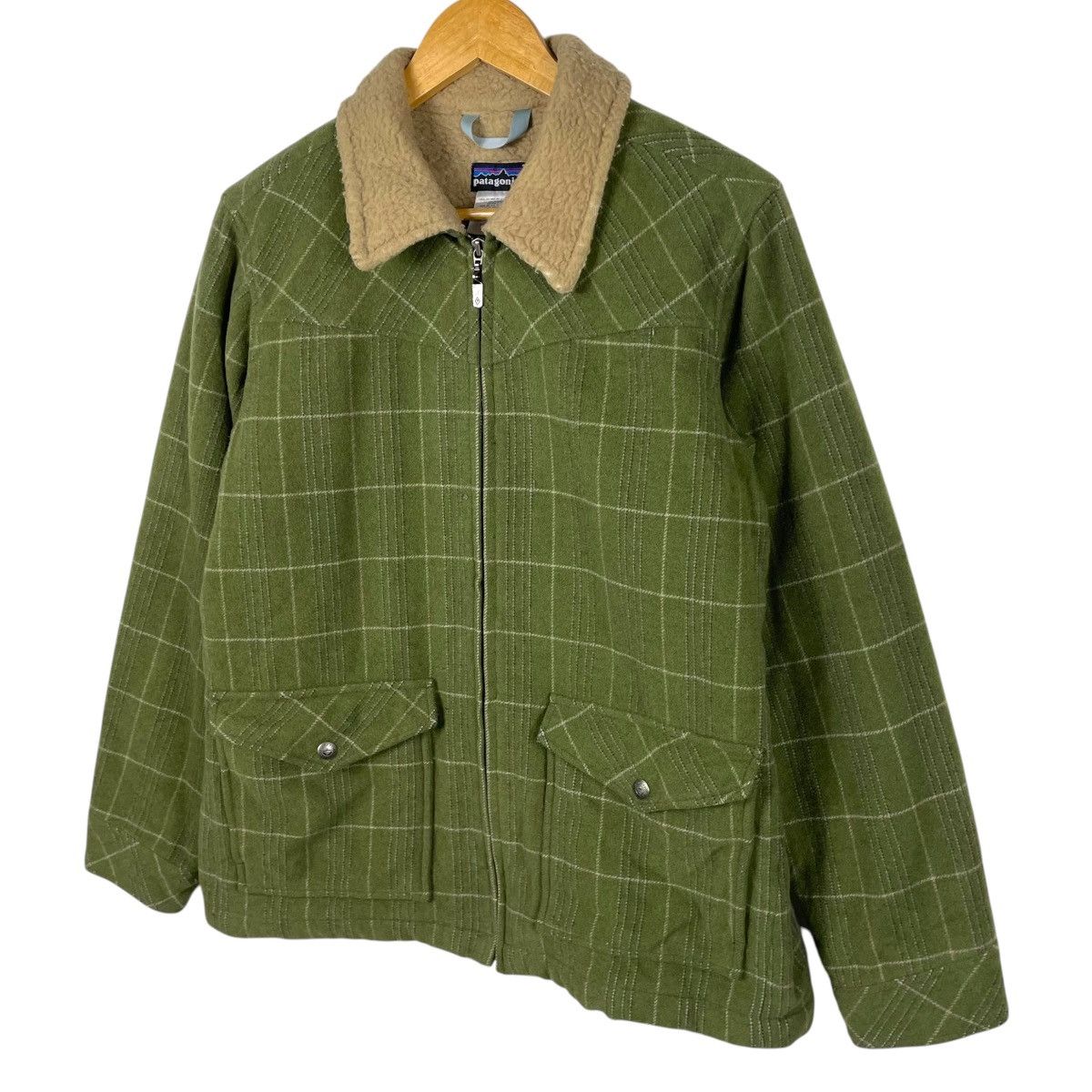 Patagonia 💥 PATAGONIA PLAID CHECKED ZIPPER WARM JACKET Size US M / EU 48-50 / 2 - 4 Thumbnail