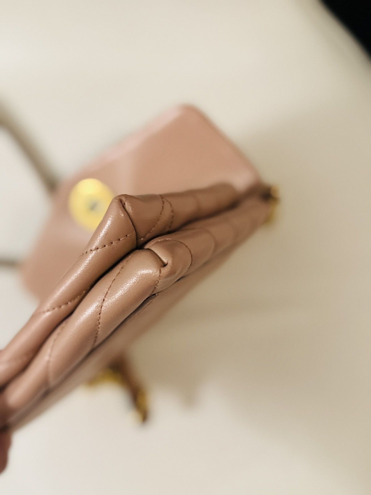 Tory Burch Tory Burch Kira Chevron Quilted Chain in pink leather bag Size ONE SIZE - 6 Thumbnail