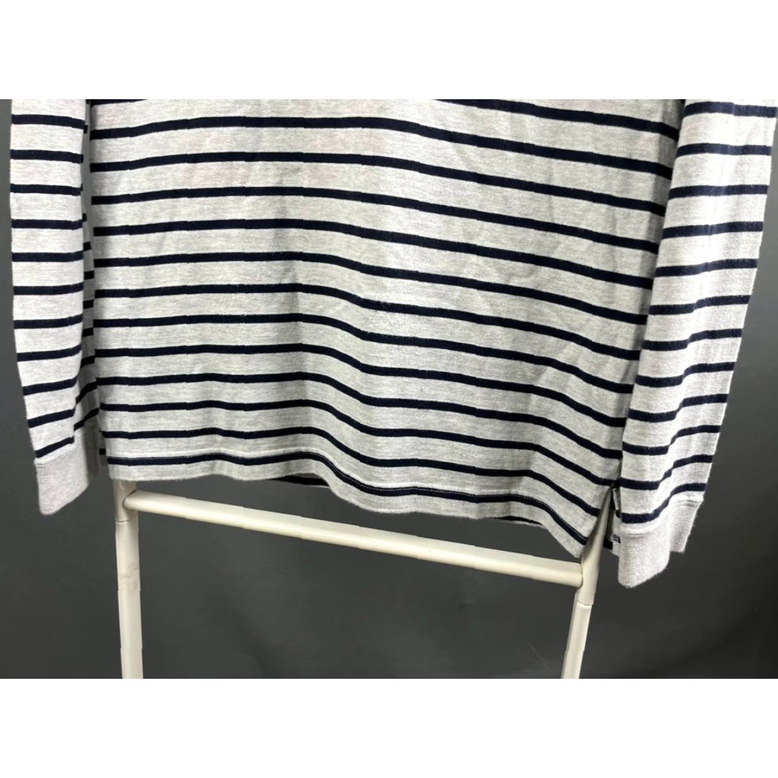 Lacoste Lacoste Polo Shirt Mens S Black & White Striped Cotton Long Sleeve Size US S / EU 44-46 / 1 - 4 Thumbnail