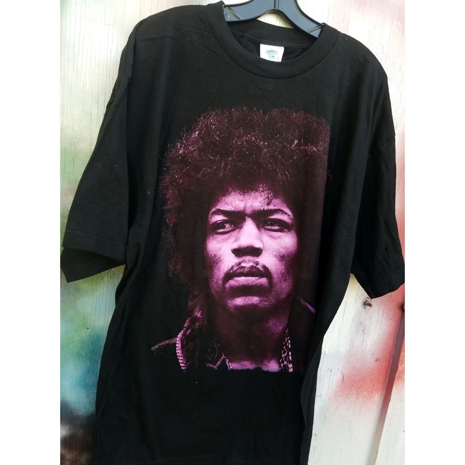Vintage VINTAGE Winterland Jimi Hendrix Purple Portrait Tee XL Men Short Sleeve Shirt 1994 60s Mens Size US XL / EU 56 / 4 - 5 Thumbnail
