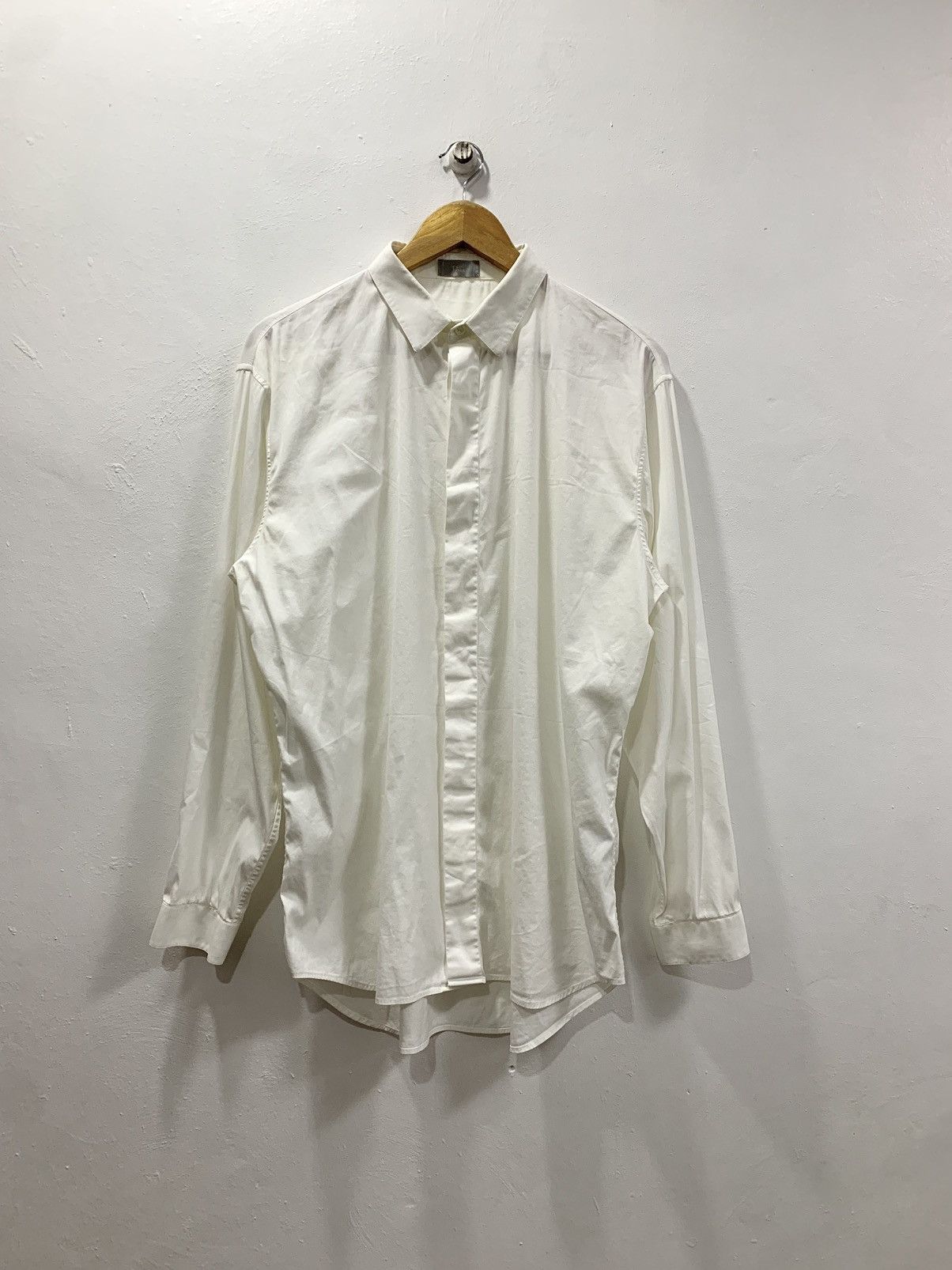DIOR HOMME CONCEALED BUTTONS FORMAL L/S SHIRT - Main Image