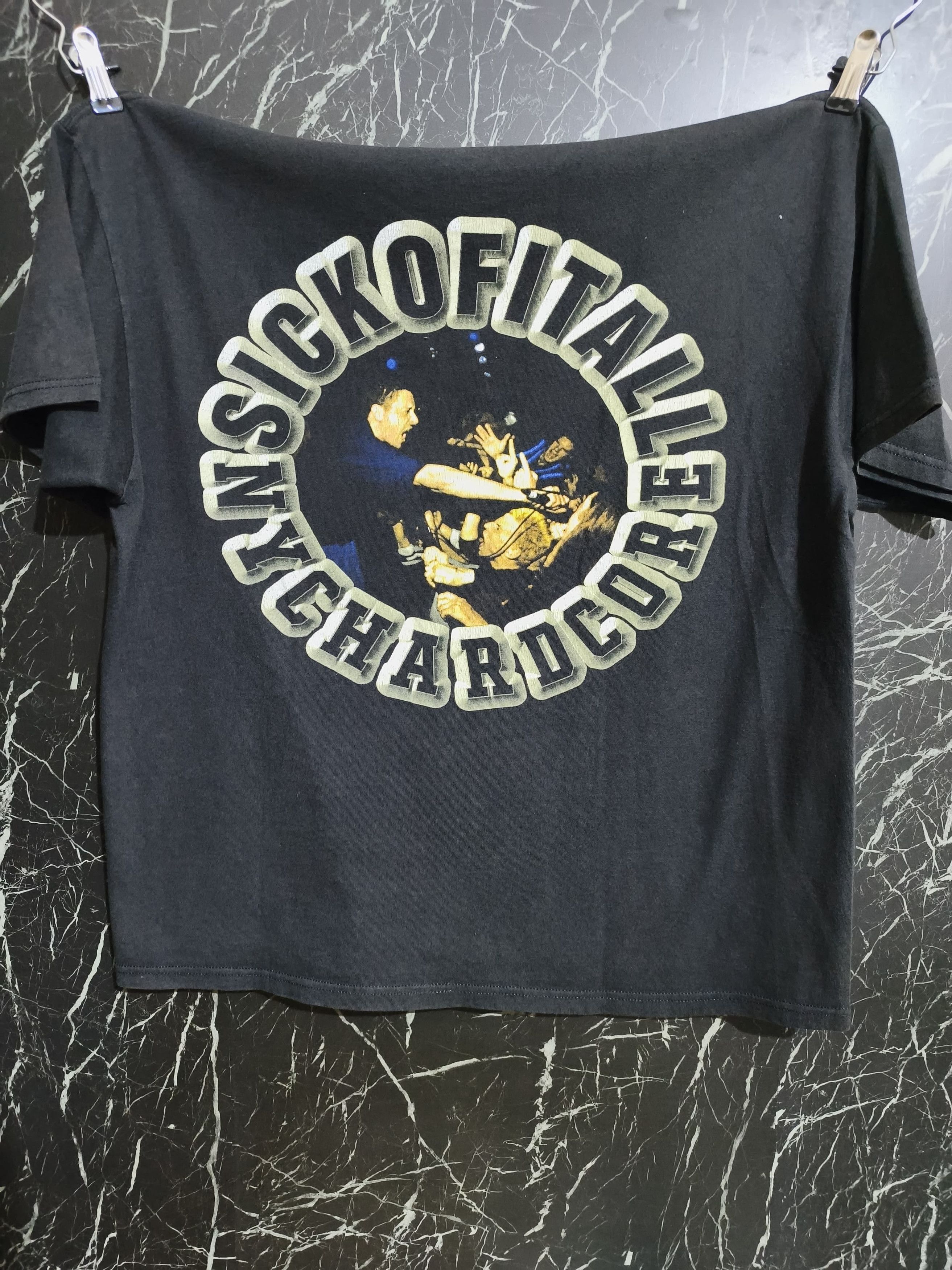 Band Tees Vintage 90s Sick Of It All NY Hardcore Band Tshirt Size US XL / EU 56 / 4 - 2 Thumbnail