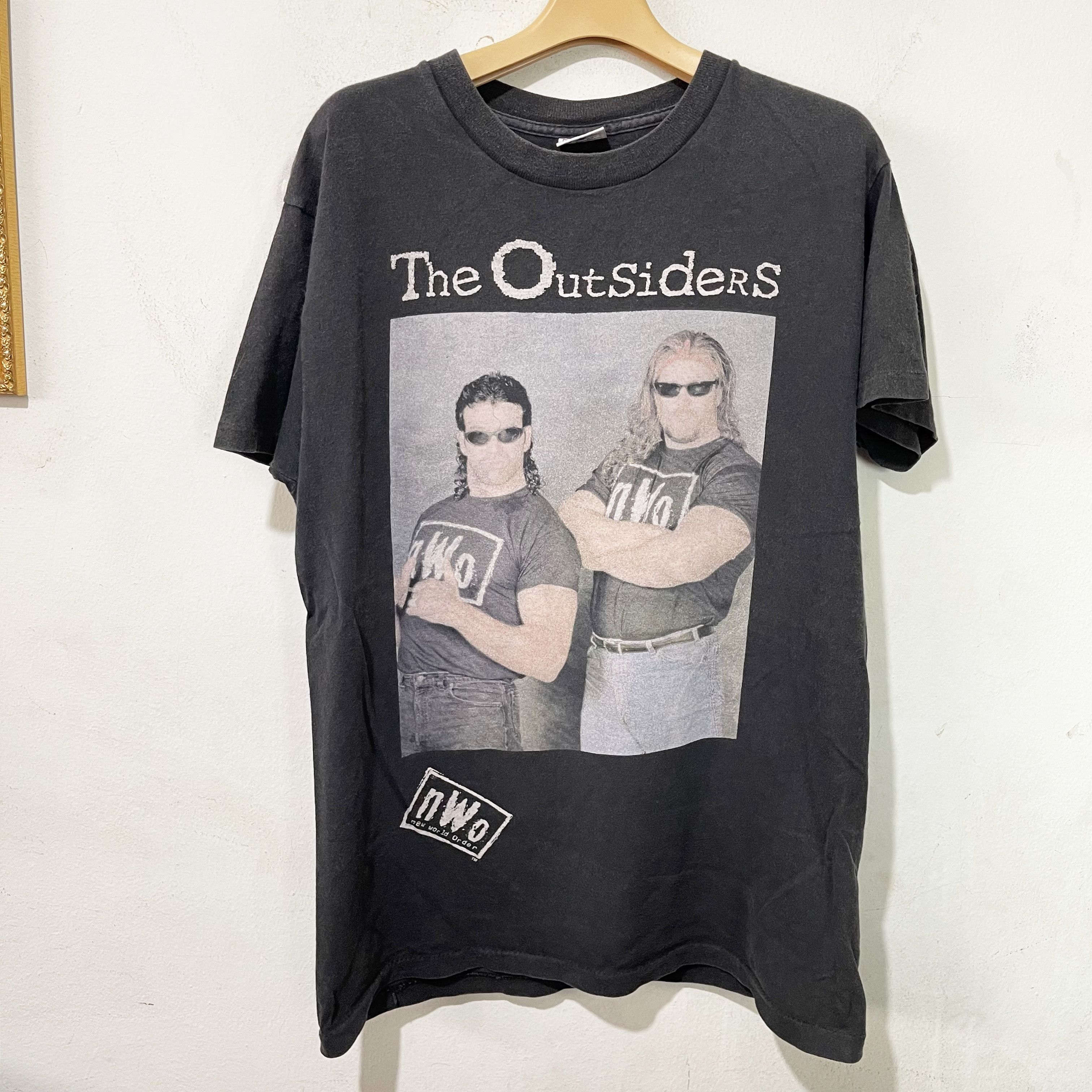 WCW/nWo Vintage 90s The Outsiders Kevin Nash Shirt Size US M / EU 48-50 / 2 - 1 Thumbnail