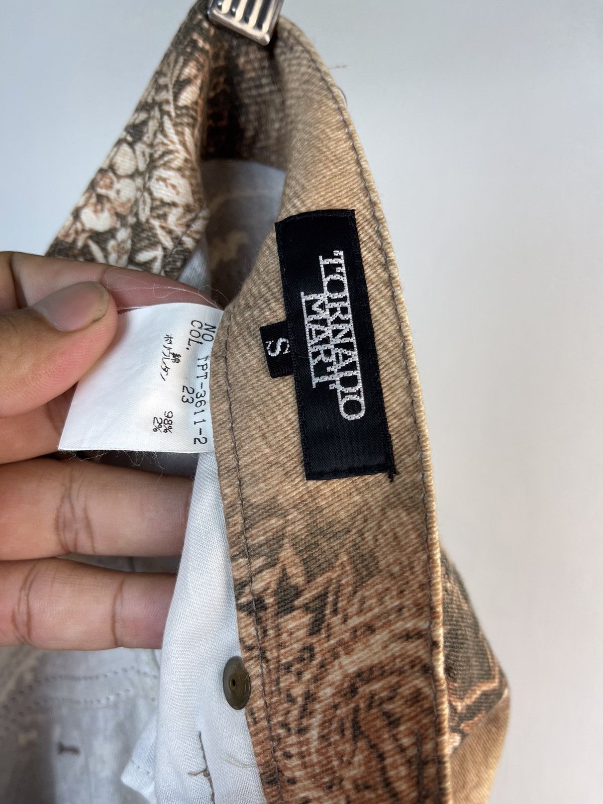 If Six Was Nine × Le Grande Bleu (L.G.B.) × Tornado Mart 2000s Tornado Mart Flare Fullprint Pants Size US 28 / EU 44 - 12 Thumbnail