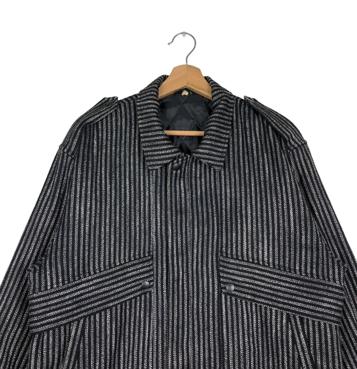 Japanese Brand 🔥VINTAGE HICKORY CHORE BOMBER JACKET BIG POCKET ISSEY MIYAKE Size US M / EU 48-50 / 2 - 3 Thumbnail