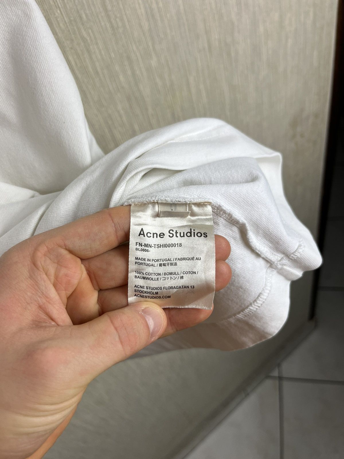 Acne Studios Acne Studios Stockholm oversized basic logo tee t-shirt Size US L / EU 52-54 / 3 - 15 Thumbnail