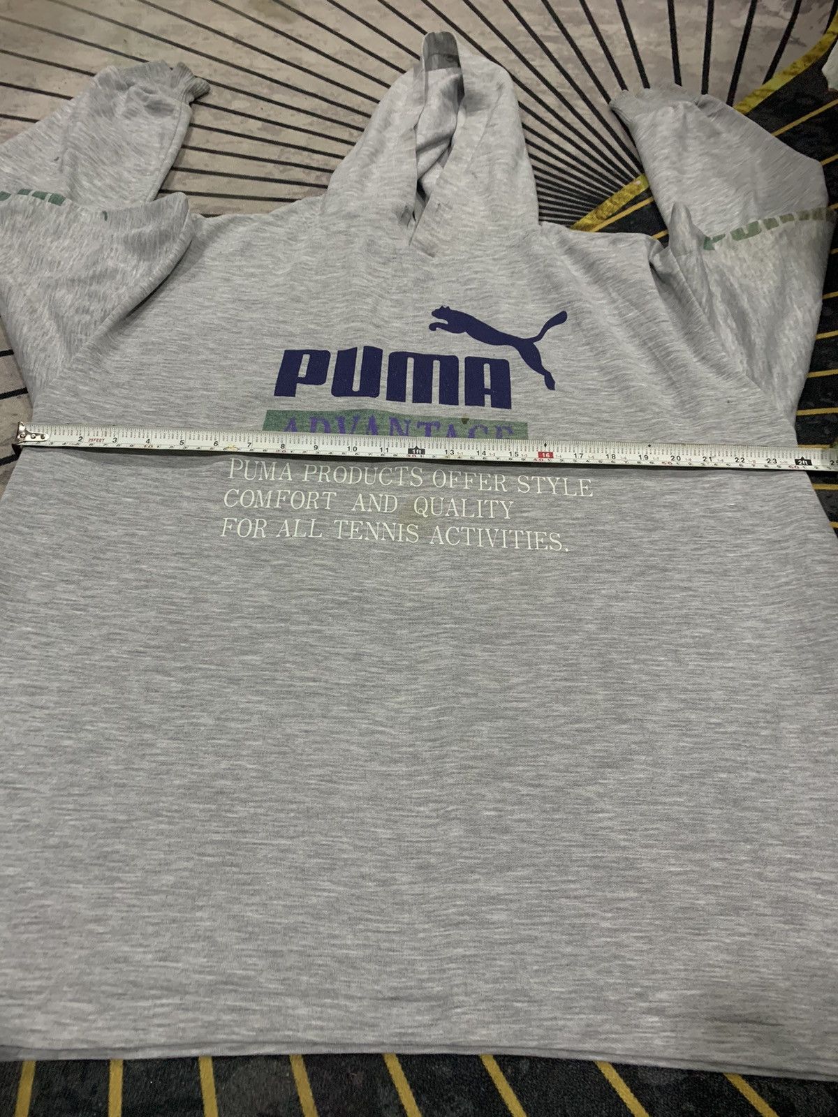 Puma × Vintage VINTAGE!! Sweater Hoodies 80's PUMA Size US XL / EU 56 / 4 - 7 Thumbnail