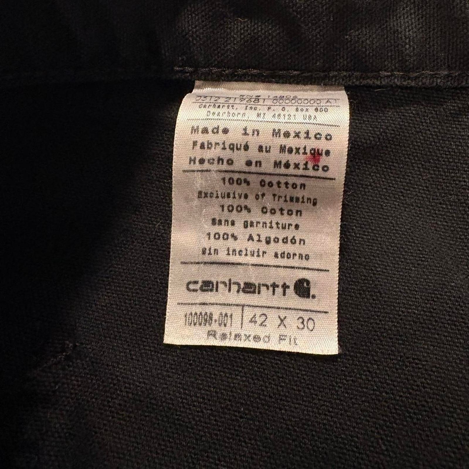 Carhartt Early 2000s black carhartt double Size US 42 / EU 58 - 4 Thumbnail