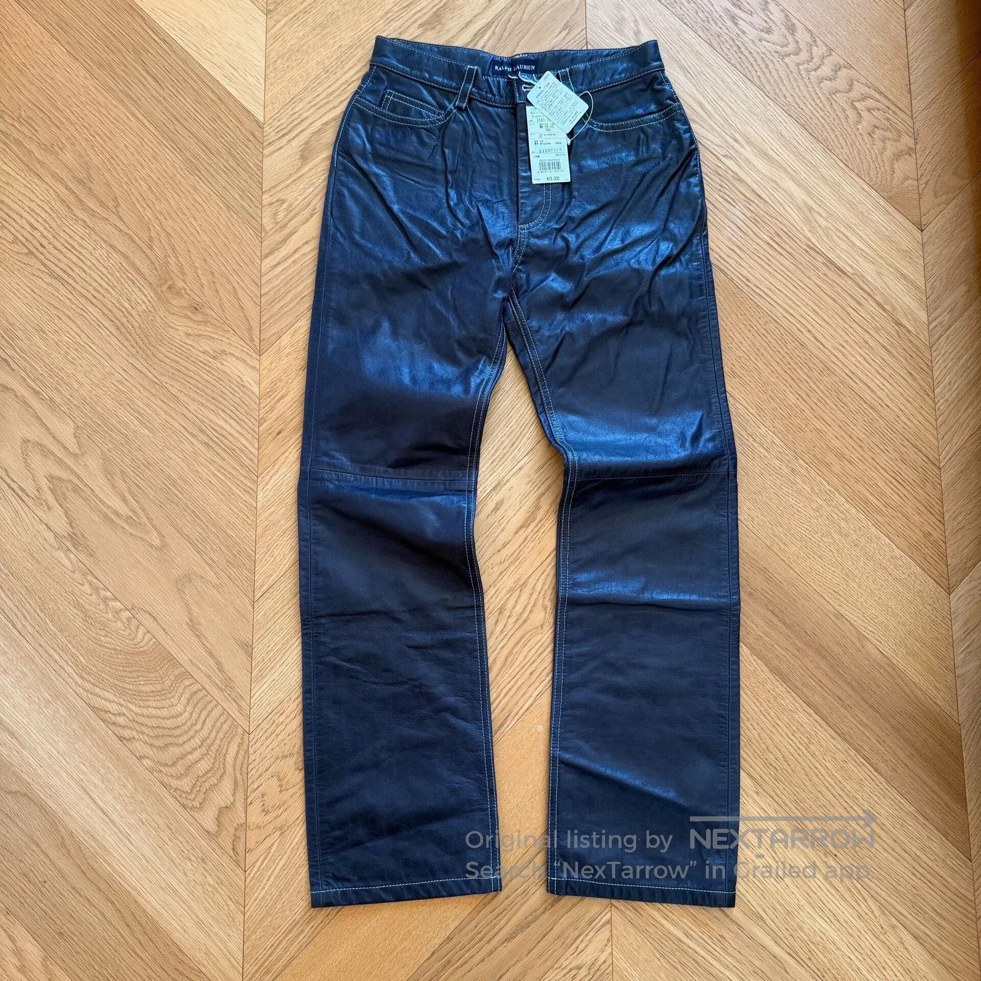 RLX Ralph Lauren Vintage Leather Outdoor Pants for Women. Size 24" / US 00 / IT 34 - 1 Thumbnail
