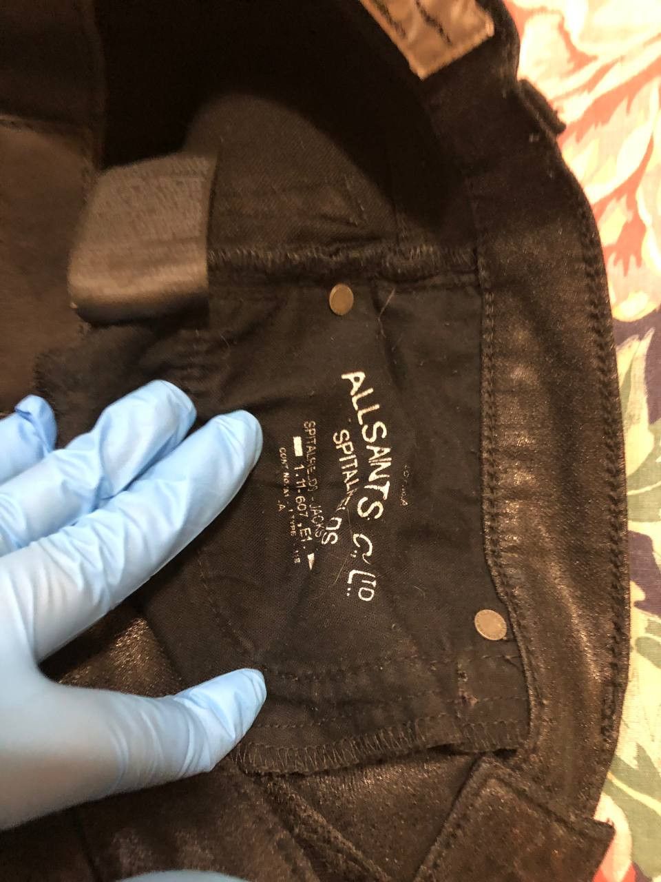 Allsaints Allsaints jeans pants black crazy Y2K vintage streetwear Size 26" / US 2 / IT 38 - 8 Thumbnail