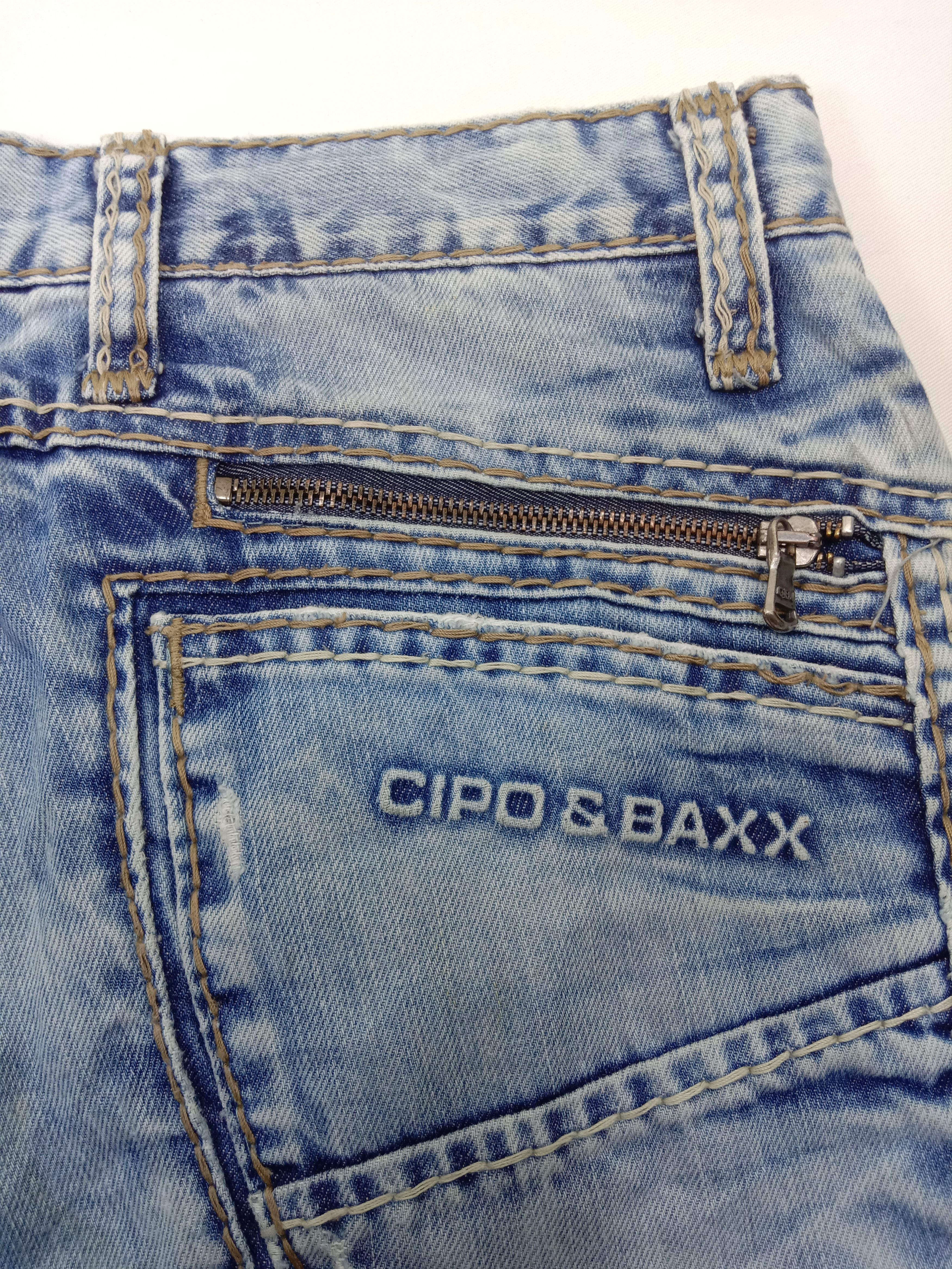Seditionaries Vintage Japanese Cipo Baxx Avant Garge Jeans Size US 30 / EU 46 - 11 Thumbnail