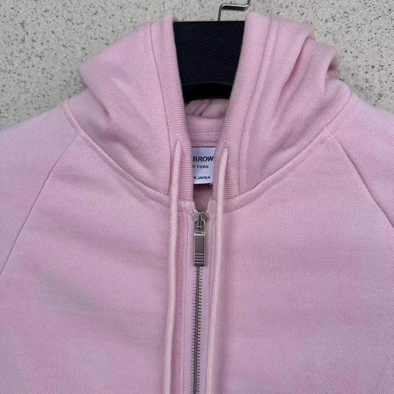 Thom Browne Thom Browne Pink zip hoodie Size US S / EU 44-46 / 1 - 2 Thumbnail