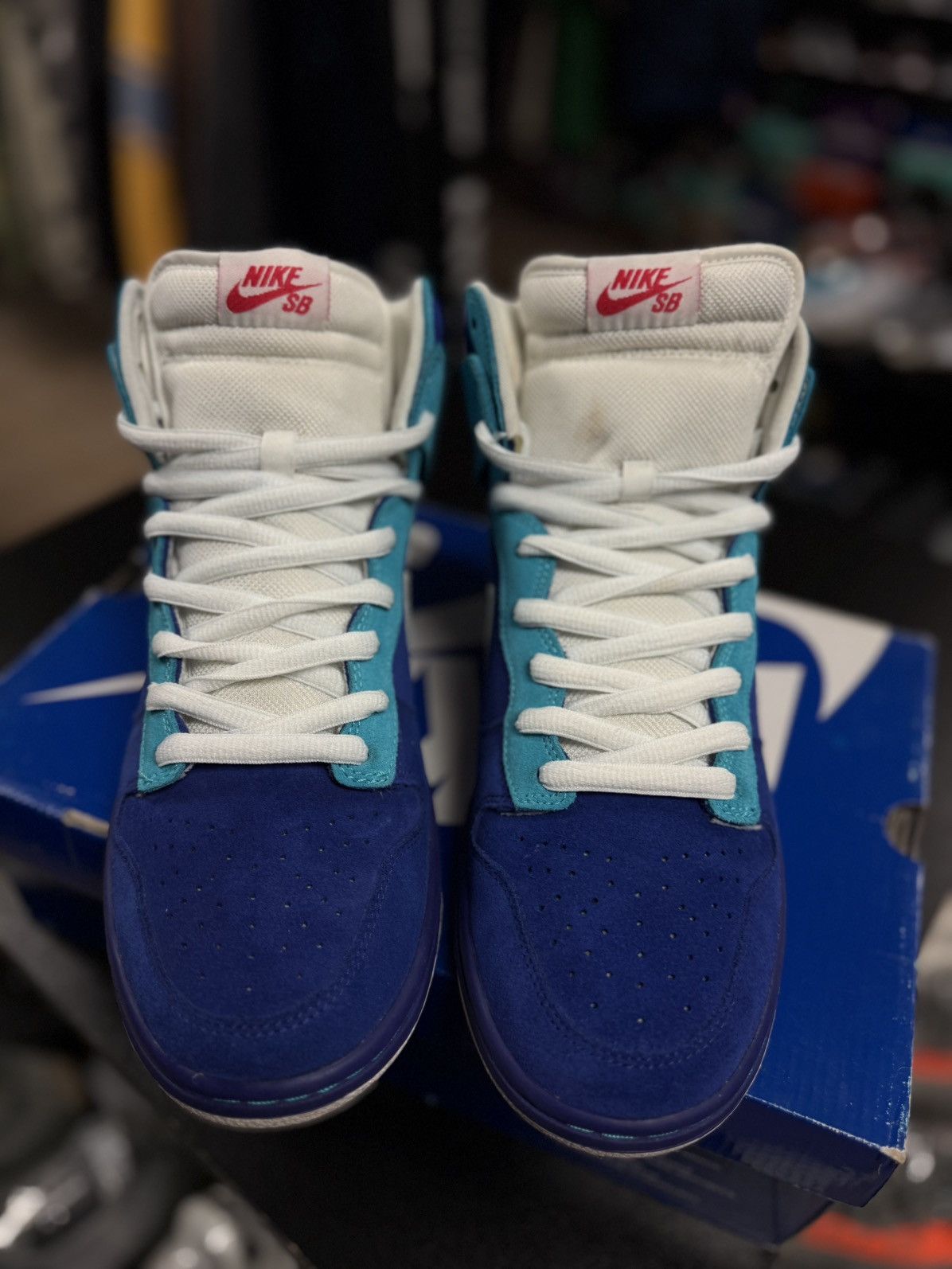 Nike Size 11 - Nike Dunk Pro SB High Oceanic Airlines 2010 🧼 Size US 11 / EU 44 - 15 Thumbnail